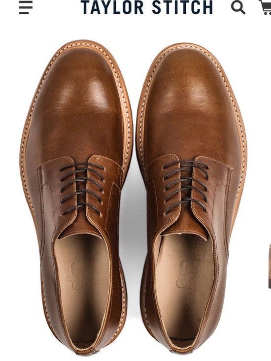 Taylor Stitch Other - Taylor Stitch Chestnut Brown Leather Derby Shoes